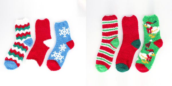 custom warm fuzzy socks